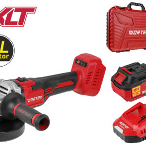 Аккум. углошлифмашина WORTEX CAG 1812 S в чем. ALL1 XLT SET БЕСЩЕТ., 18 В, 125 мм, 9600 об/мин